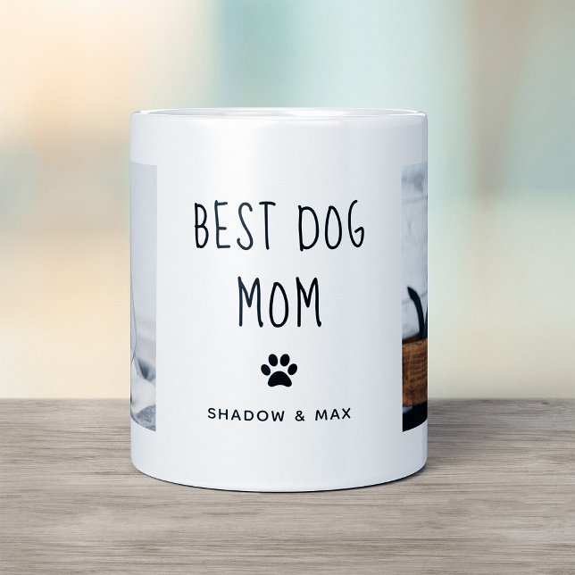 Taza De Café La mejor madre del perro | Dos textos manuscritos  (Subido por el creador)