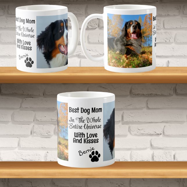 Taza De Café La mejor madre del perro personalizada 2 foto (Subido por el creador)