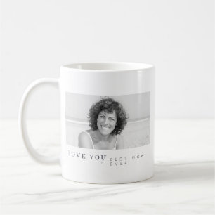 Taza De Café La mejor madre, nunca, moderna foto de Personaliza
