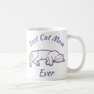 Taza De Café La mejor mamá de gatos del mundo