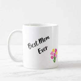 Taza De Café La mejor mamá de todos los estilos Flores Día de l