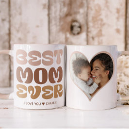 Taza De Café La mejor mamá de todos los tiempos | Foto de mamá 