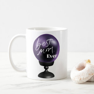 Taza De Café La mejor mamá de todos los tiempos Fun Purple Cr