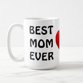 Taza De Café La mejor mamá del corazón te ama el día de la madr
