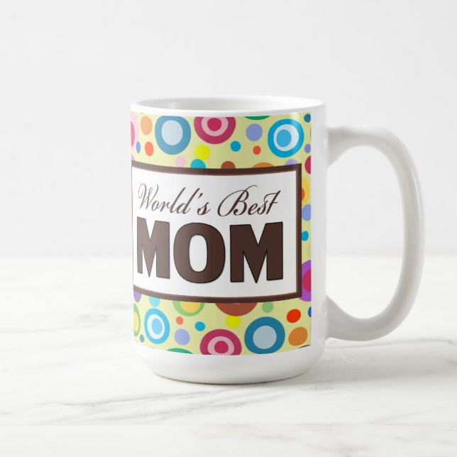 Taza De Café La mejor mamá del mundo (Derecha)