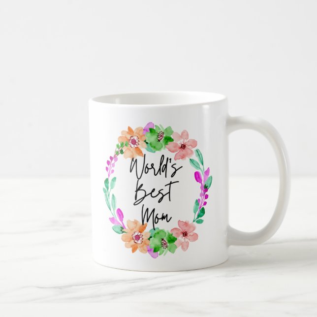 Taza De Café la mejor mamá del mundo (Derecha)