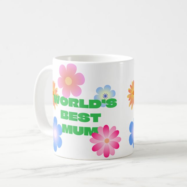 Taza De Café La mejor Mamá del mundo (Anverso izquierdo)