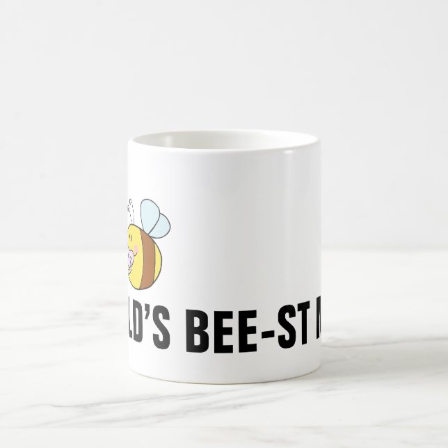 Taza De Café La mejor mamá del mundo (abeja) (Centro)