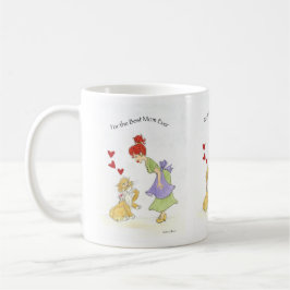 Taza De Café La mejor mamá del mundo con gato