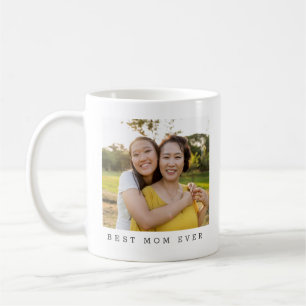 Taza De Café La mejor mamá del mundo Foto completa Personalizad
