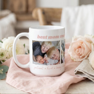 Taza De Café La mejor mamá del mundo Foto personalizada