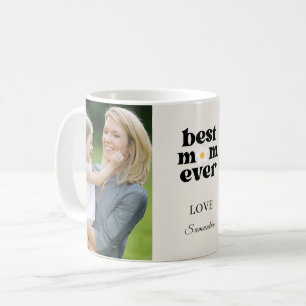 Taza De Café La Mejor Mamá del Mundo Foto Personalizada Día de