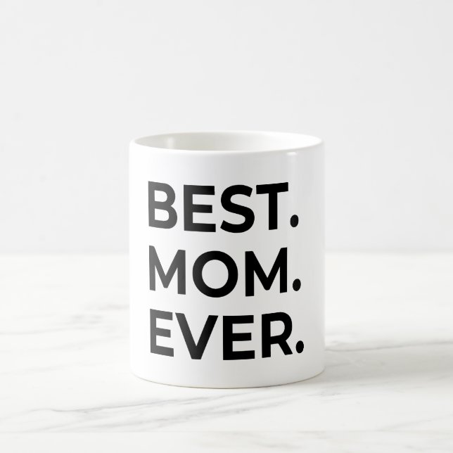 Taza De Café La mejor mamá del mundo, te quiero mamá, regalo de (Centro)