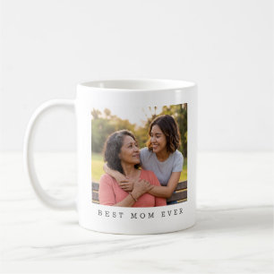 Taza De Café La Mejor Mamá Dos Fotos Dos Lados