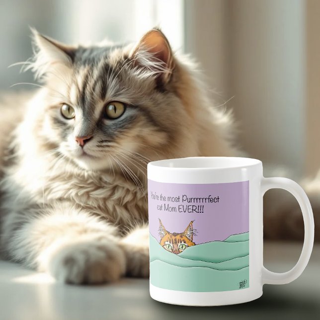 Taza De Café ¡La mejor mamá gata! Día de la madre (Subido por el creador)