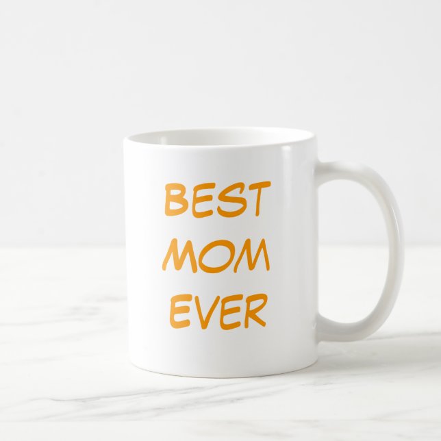 Taza De Café La mejor mamá nunca (Derecha)