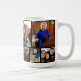 Taza De Café la mejor mamá nunca con las fotos y la fecha