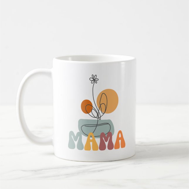 Taza De Café La mejor mamá nunca, regalo para mamá, mamá (Izquierda)
