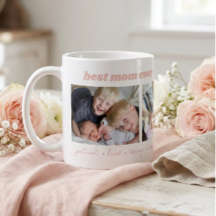 Taza De Café La Mejor Mamá Personalizado con Foto