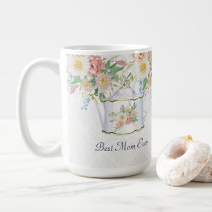 Taza De Café La mejor mamá que alguna vez haya tetera, azul ros