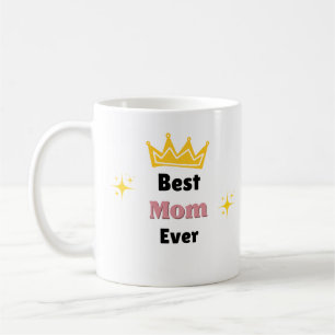 Taza De Café La mejor mamá siempre escribe un texto con la coro