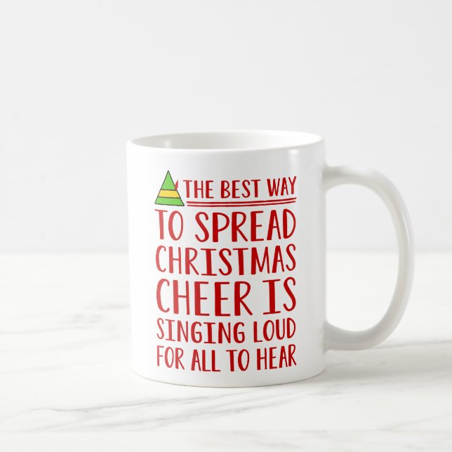 Taza De Café La mejor manera de separar alegría del navidad (Derecha)