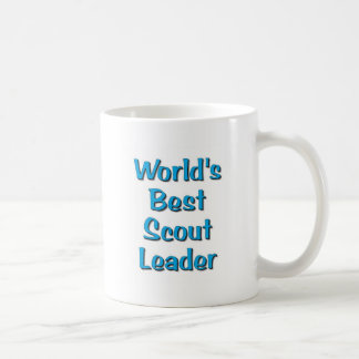 Taza De Café La mejor mercadería del líder del Scout del mundo