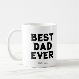 TAZA DE CAFÉ LA MEJOR PADRE PERSONAL DESDE 2023