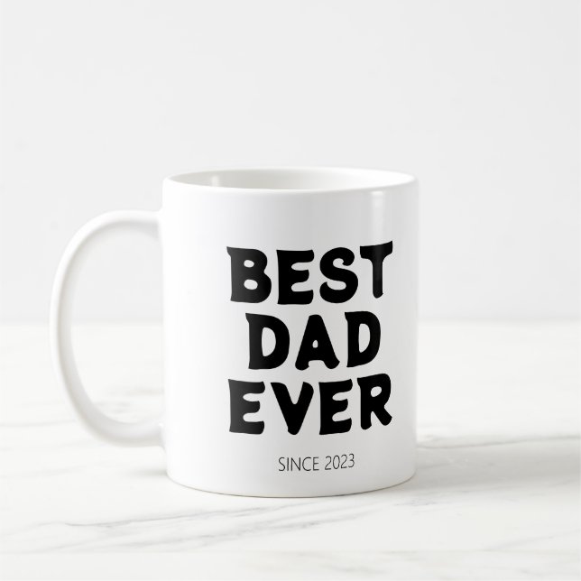 TAZA DE CAFÉ LA MEJOR PADRE PERSONAL DESDE 2023 (Izquierda)