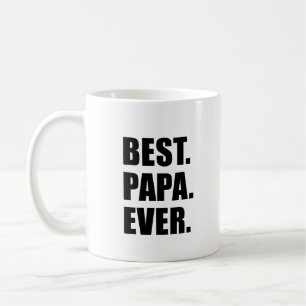 Taza De Café La mejor papá siempre de abuelo