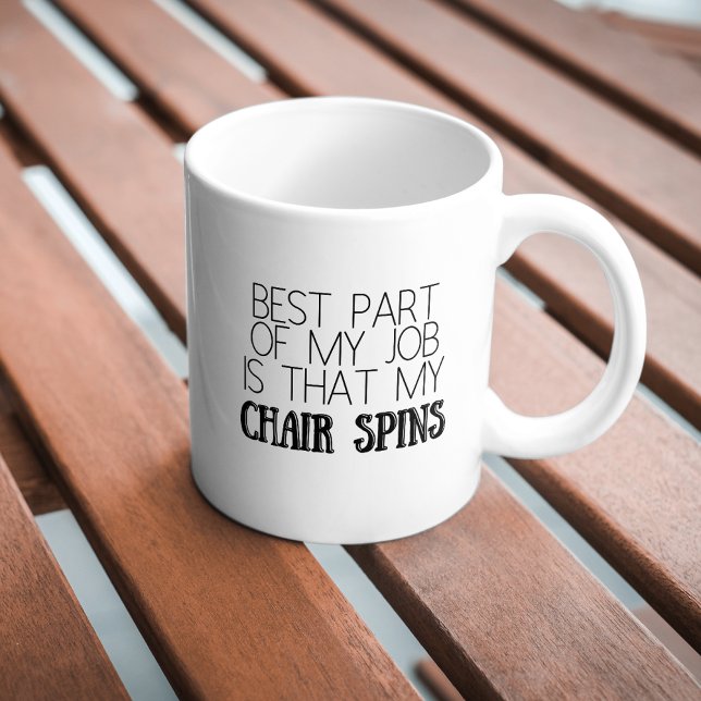 Taza De Café La mejor parte de mi tafetán de trabajo (Subido por el creador)