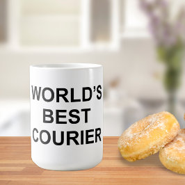 Taza De Café La Mejor Persona de Entrega de Courier / Correo de