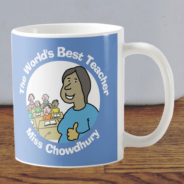 Taza De Café La mejor profesora del mundo (Subido por el creador)