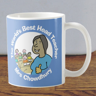Taza De Café La mejor profesora jefe del mundo