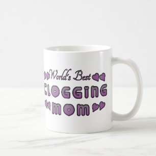 Taza De Café La mejor púrpura de obstrucción de la mamá del