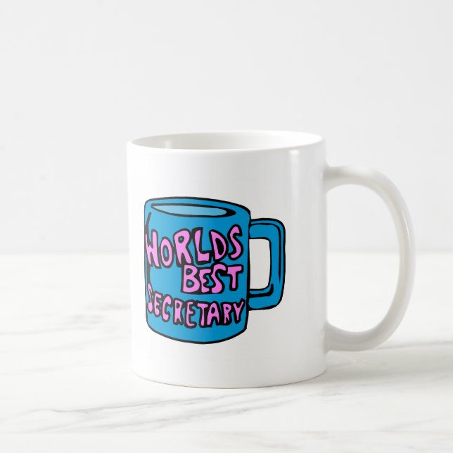 Taza De Café La mejor secretaria de los mundos (Derecha)
