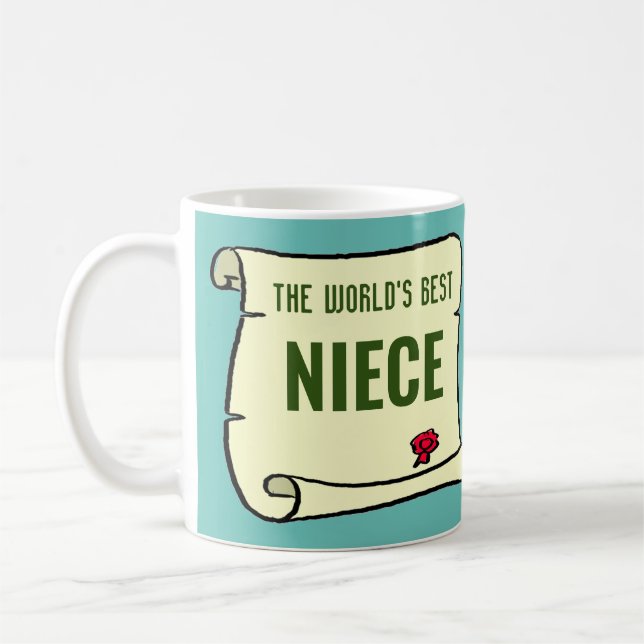 Taza De Café La mejor sobrina del mundo. (Izquierda)