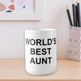 Taza De Café La mejor tía del mundo