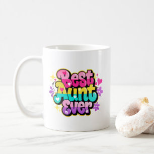 Taza De Café La mejor tía del mundo (Estilo 3)