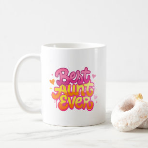Taza De Café La mejor tía del mundo (Estilo 6)