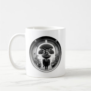 Taza De Café La mente de Bonsai: Una planta surrealista Fishe