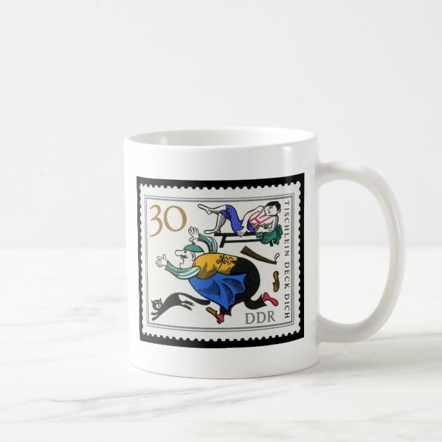 Taza De Café La mesa mágica, el burro y el stick 30 DDR. (Derecha)
