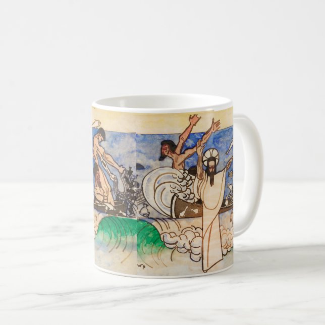 Taza De Café La milagrosa captura de pescado Jan Toorop (Anverso derecho)