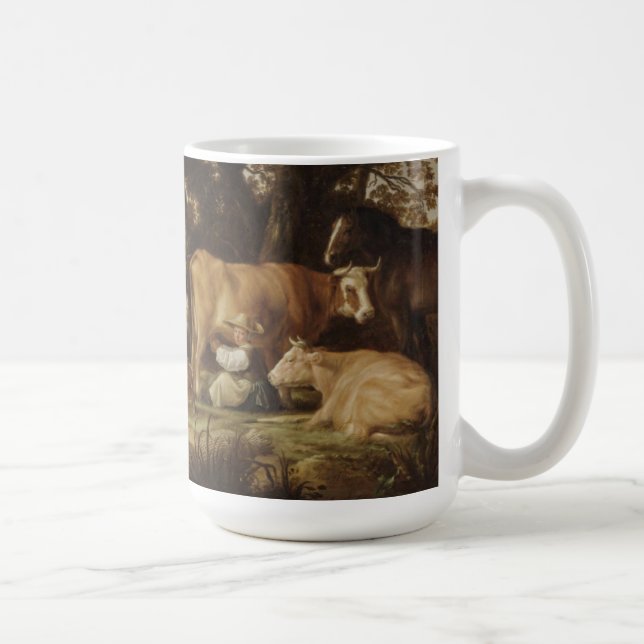 Taza De Café La Milkmaid Aelbert Cuyp (Derecha)