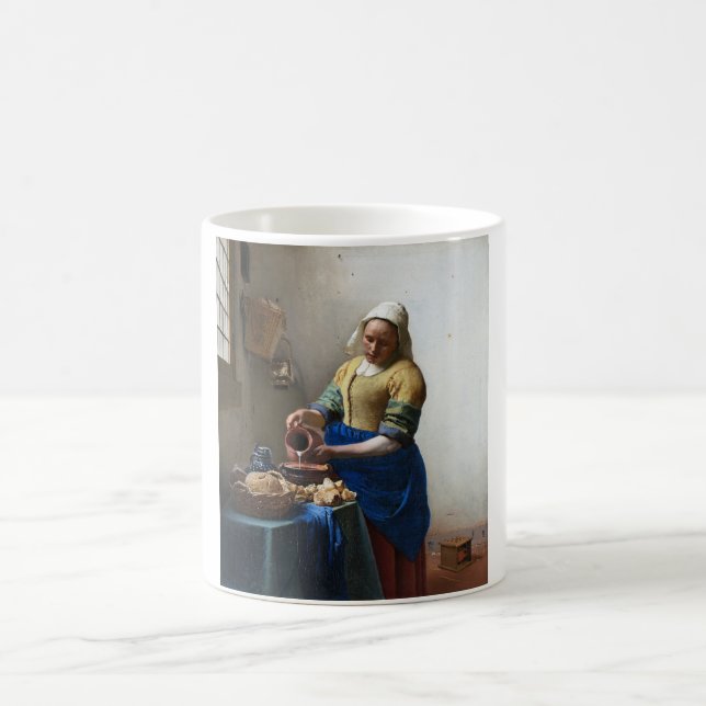 Taza De Café La Milkmaid, Johannes Vermeer, 1657-1658 (Centro)