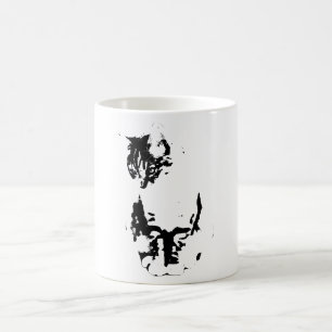 Taza De Café La mirada tranquila, los susurros blandos