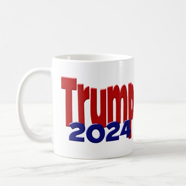 Taza De Café La mitad de Trump 2024 (Izquierda)
