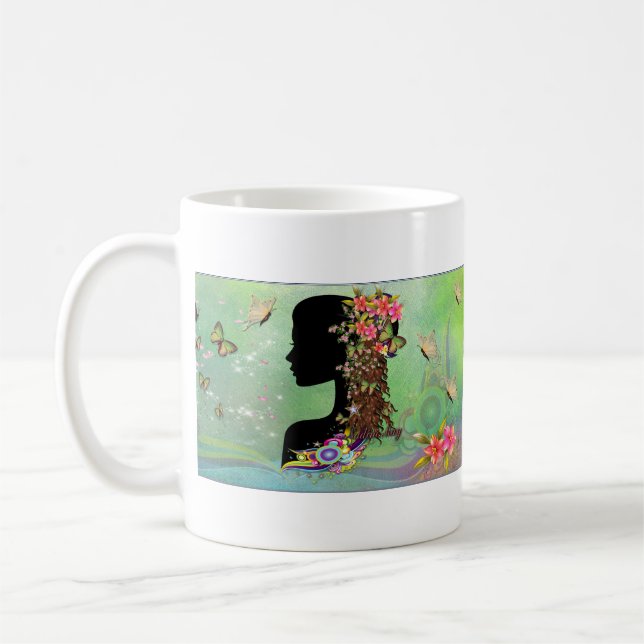 Taza De Café La moda de la fantasía de las damas (Izquierda)