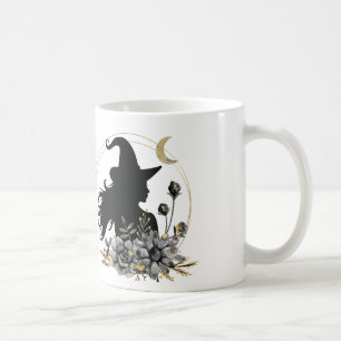 Taza De Café La moderna bruja contemporánea de Halloween