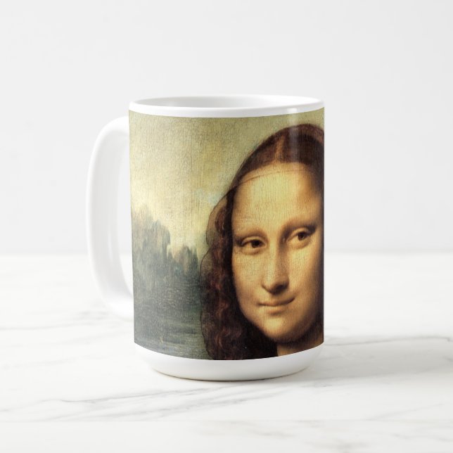 Taza De Café La Mona Lisa Leonardo da Vinci (Anverso izquierdo)